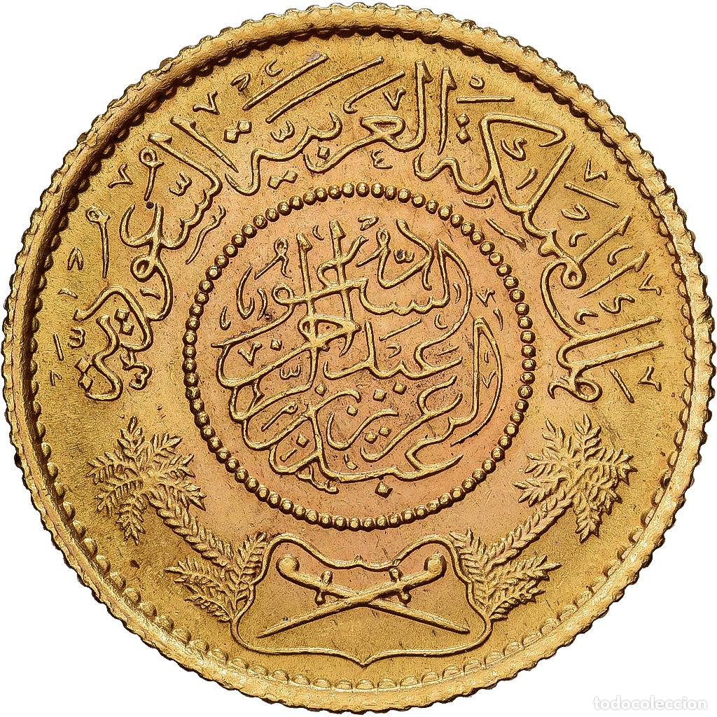 Monedas antiguas de Asia: [#1551127] Arabia Saud&iacute;, UNITED KINGDOMS, Guinea, 1370//1950, Oro, EBC, KM:36
