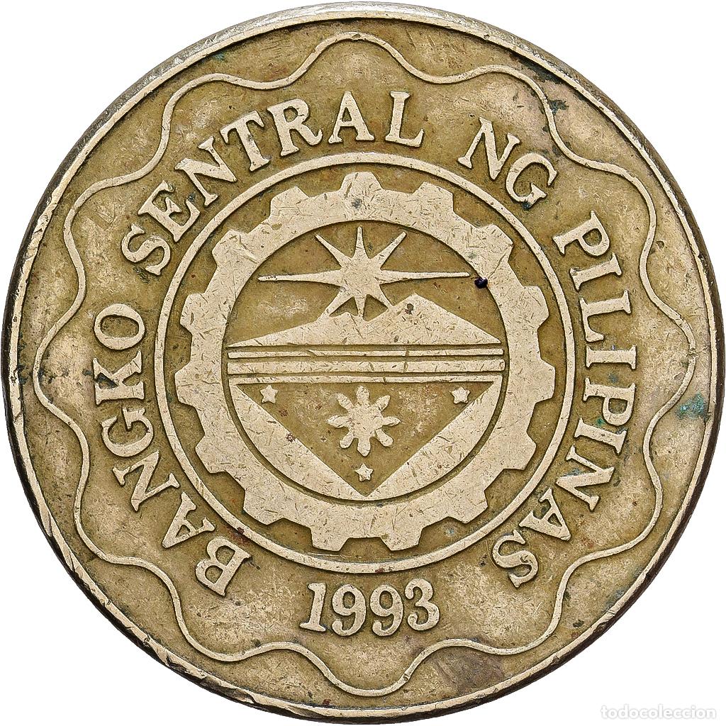 Monedas antiguas de Asia: [#1513390] Filipinas, 5 Piso, 1997, Acier plaqu&eacute; laiton, BC+, KM:272