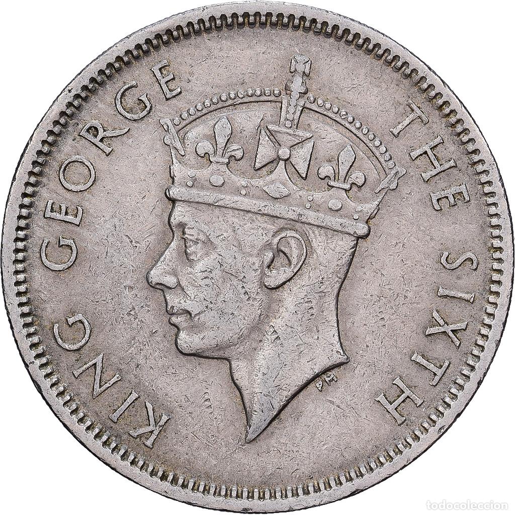 Monedas antiguas de Asia: [#1513427] Moneda, Hong Kong, George VI, 50 Cents, 1951, BC+, Cobre - n&iacute;quel, KM:27.1