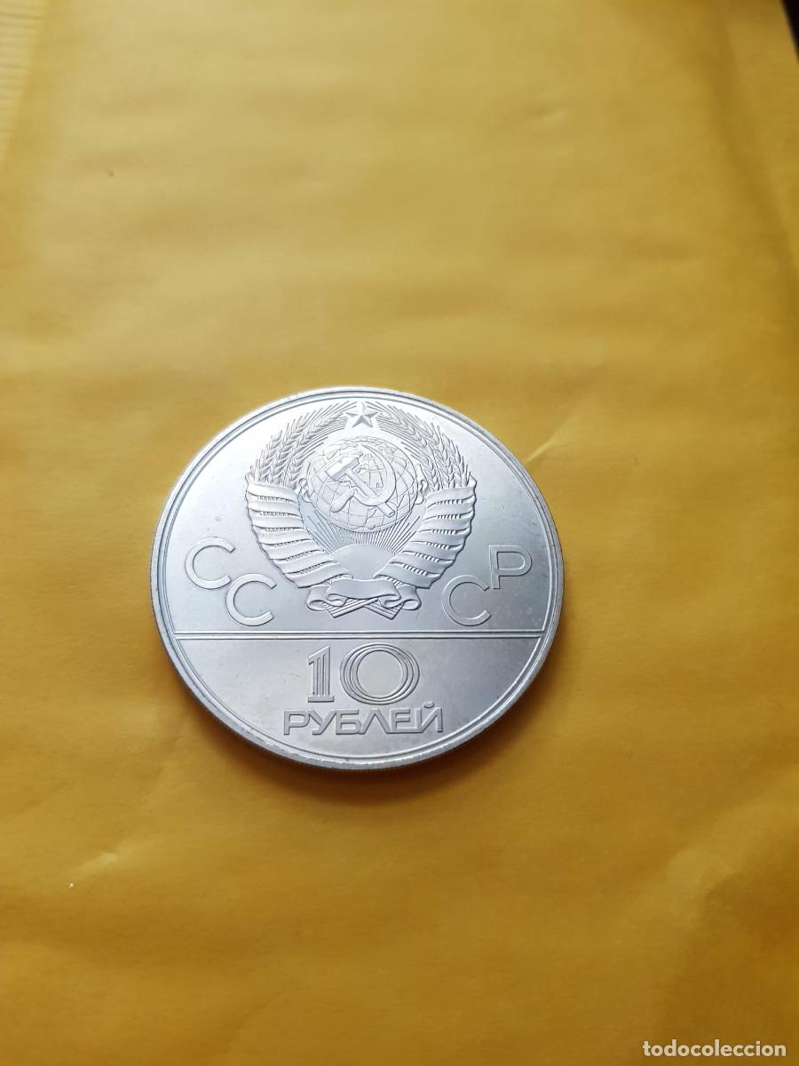 Monedas antiguas de Asia: RUSIA-10 RUBLOS-1979-PLATA 900- PESO 33,33 GRAMOS