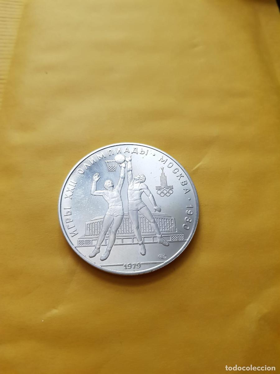 Monete antiche di Asia: RUSIA-10 RUBLOS-1979-PLATA 900- PESO 33,33 GRAMOS