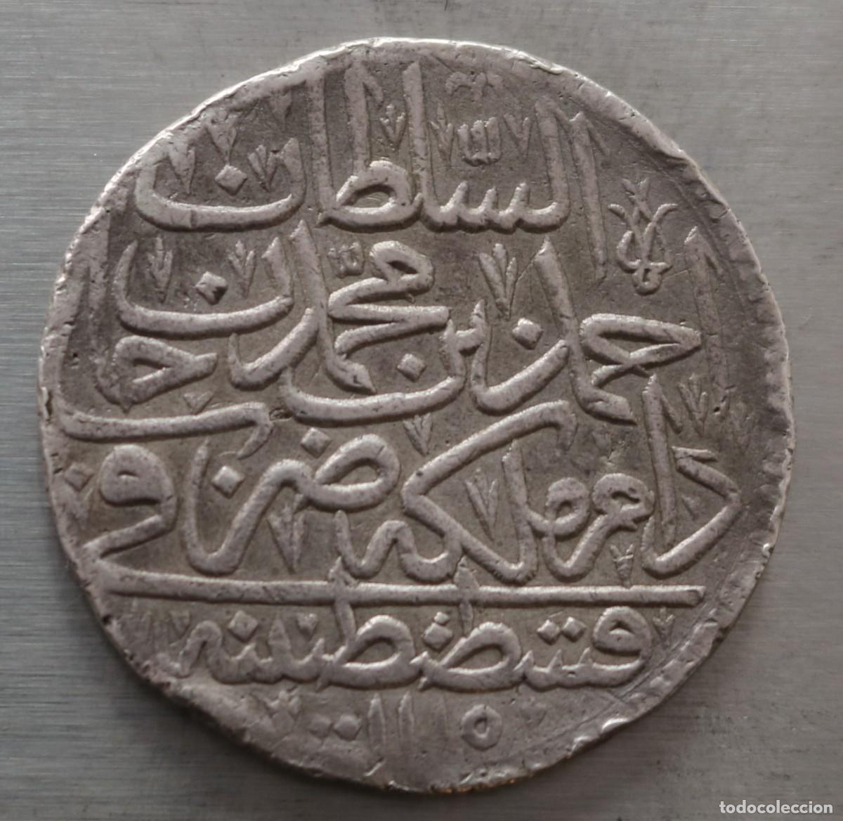 Monedas antiguas de Asia: ZOLOTA (30 PARA) 1115 A.H. (1703-1730) AHMED III. IMPERIO OTOMANO
