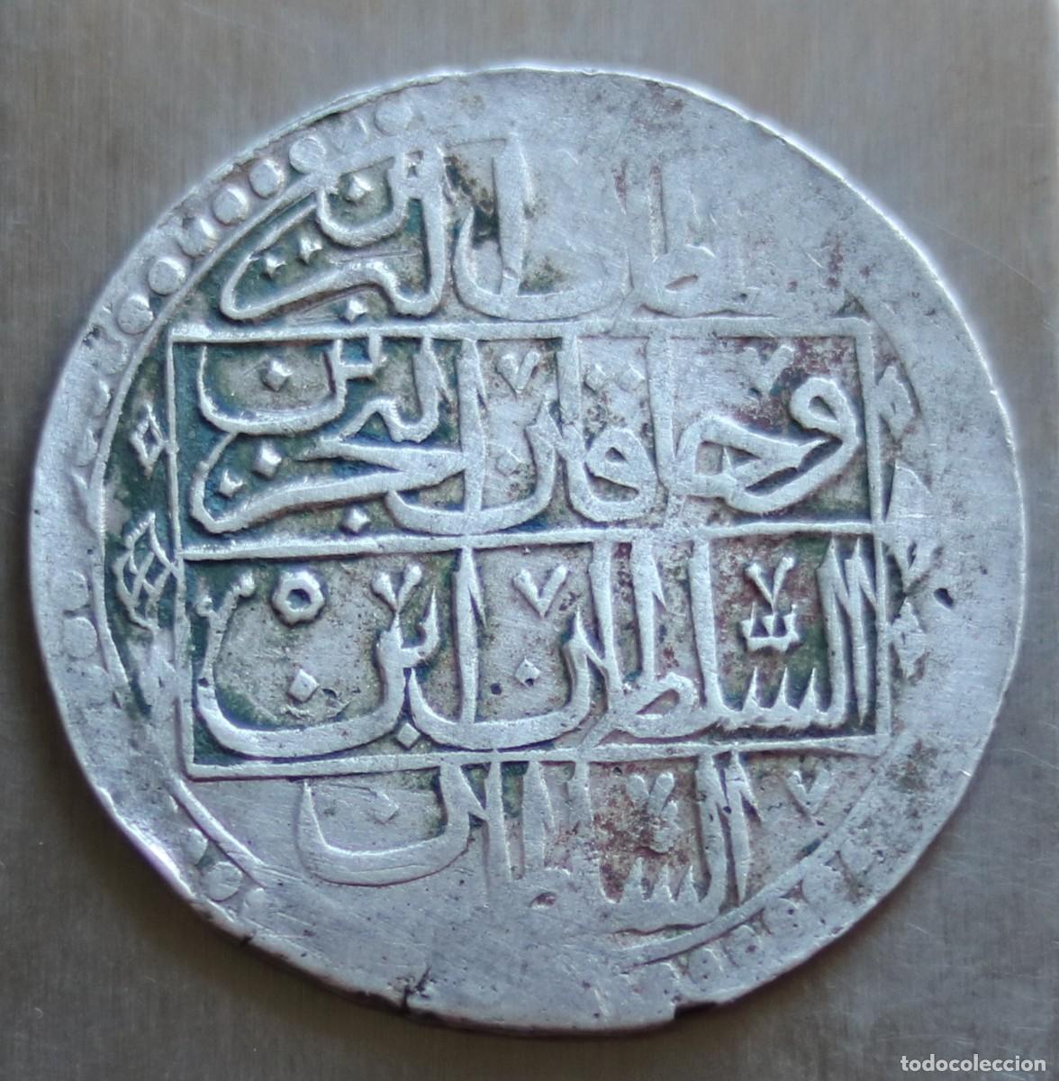 Monedas antiguas de Asia: YUZLUK (100 PARA) 1203/5 A.H. (1792-1793) SELIM III. IMPERIO OTOMANO