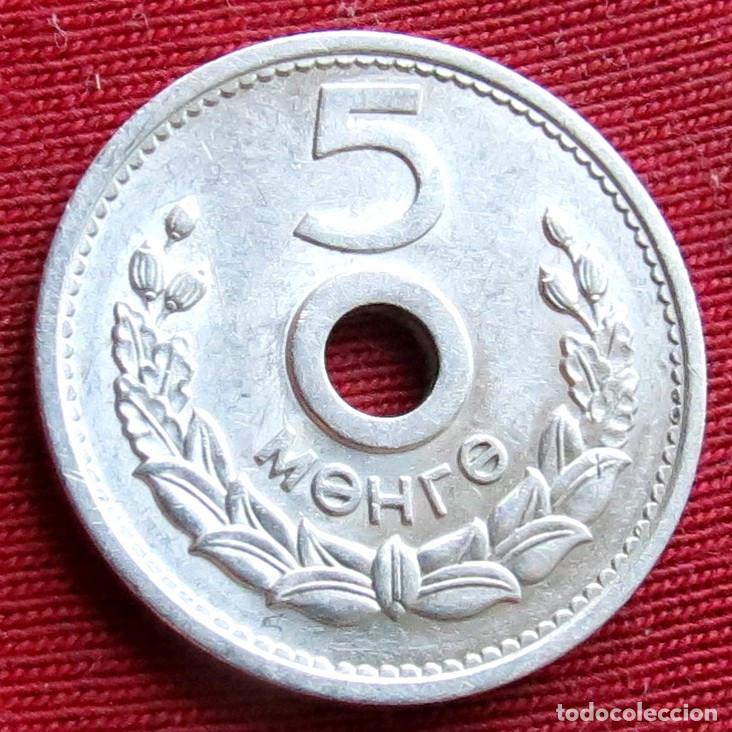 Monedas antiguas de Asia: Mongolia 5 mongo 1959