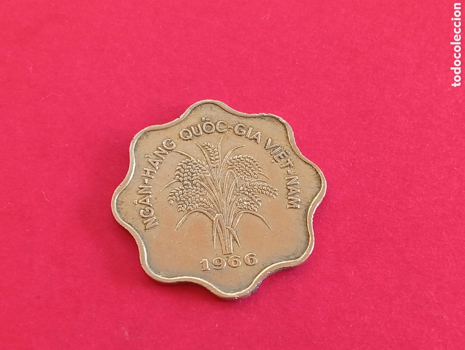 Monedas antiguas de Asia: 5 dong de Vietnam 1966