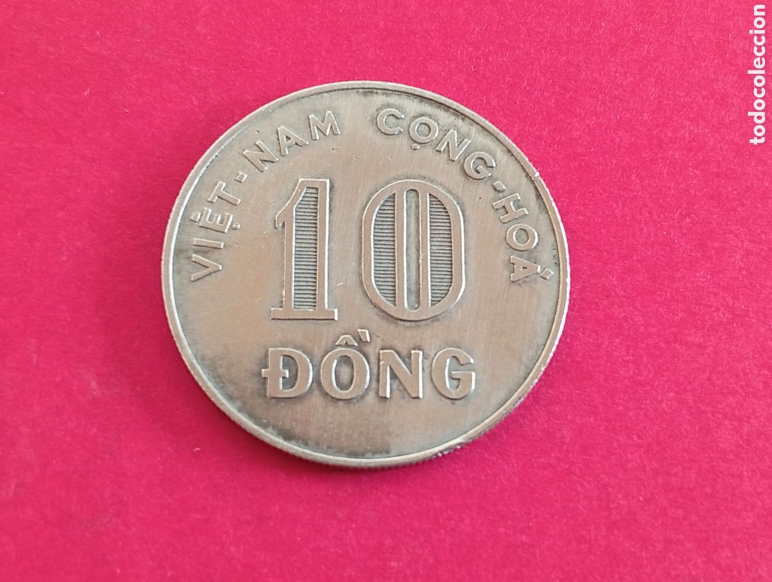 Monedas antiguas de Asia: 10 dong de Vietnam 1964