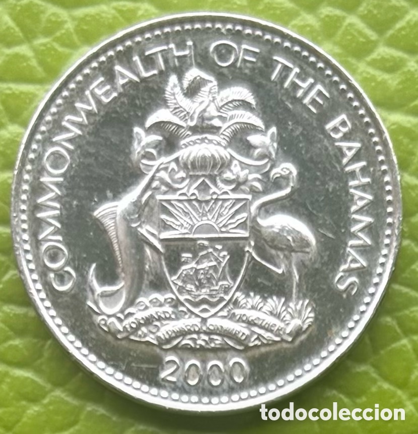 Monedas antiguas de Asia: BAHAMAS. 5 CENTAVOS DOLAR. 2000.