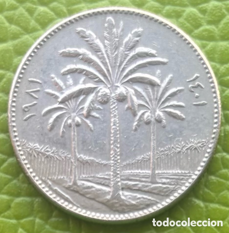 Monedas antiguas de Asia: IRAQ. 50 FILS. 1981. PALMERAS.
