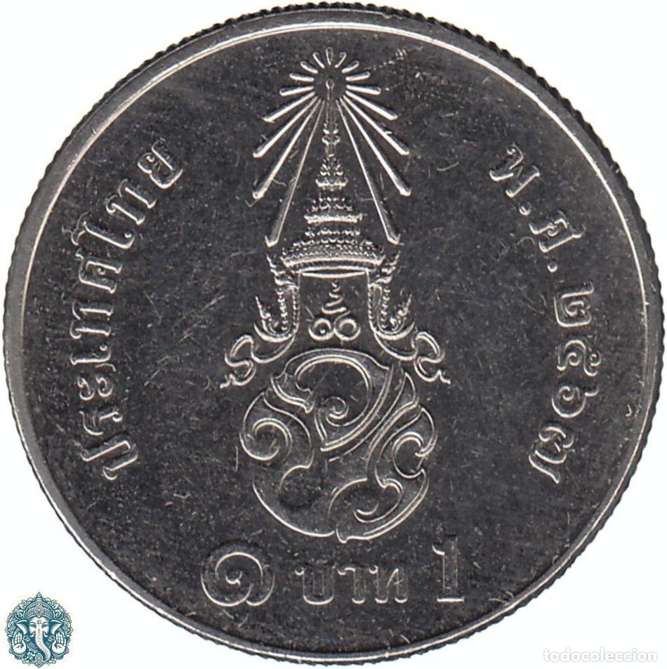 Monedas antiguas de Asia: TAILANDIA 1 Baht 2567 ๒๕๖๗ (2024) Rama X Y#574 THAILANDIA