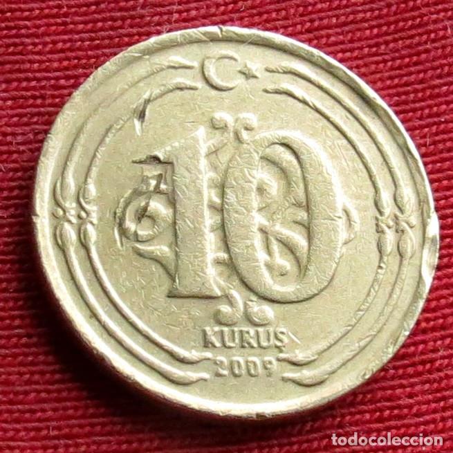 Monedas antiguas de Asia: TURQU&Iacute;A 10 kurus 2009