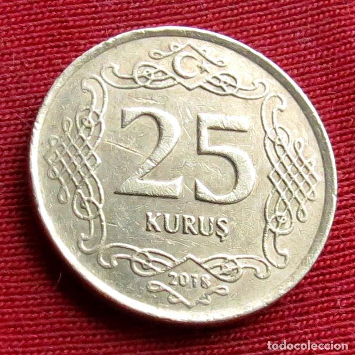 Monedas antiguas de Asia: TURQU&Iacute;A 25 kurus 2018