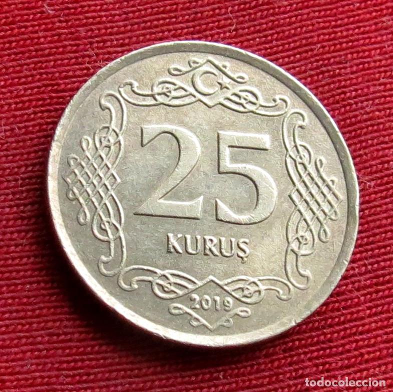 Monedas antiguas de Asia: TURQU&Iacute;A 25 kurus 2019