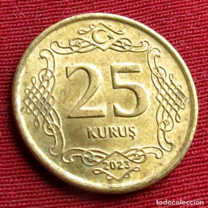 Monedas antiguas de Asia: TURQU&Iacute;A 25 kurus 2023