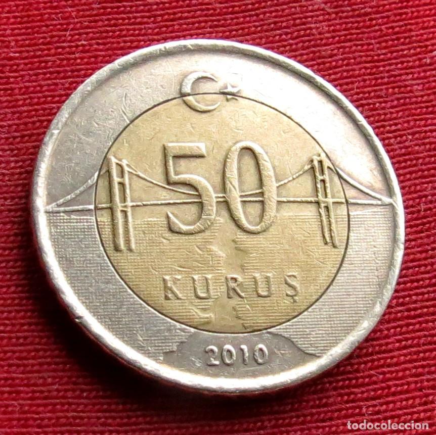 Monedas antiguas de Asia: TURQU&Iacute;A 50 kurus 2010