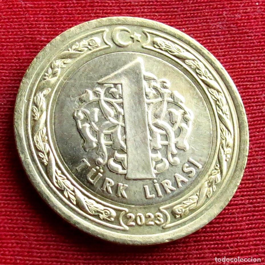 Monedas antiguas de Asia: TURQU&Iacute;A 1 lira 2023 #1