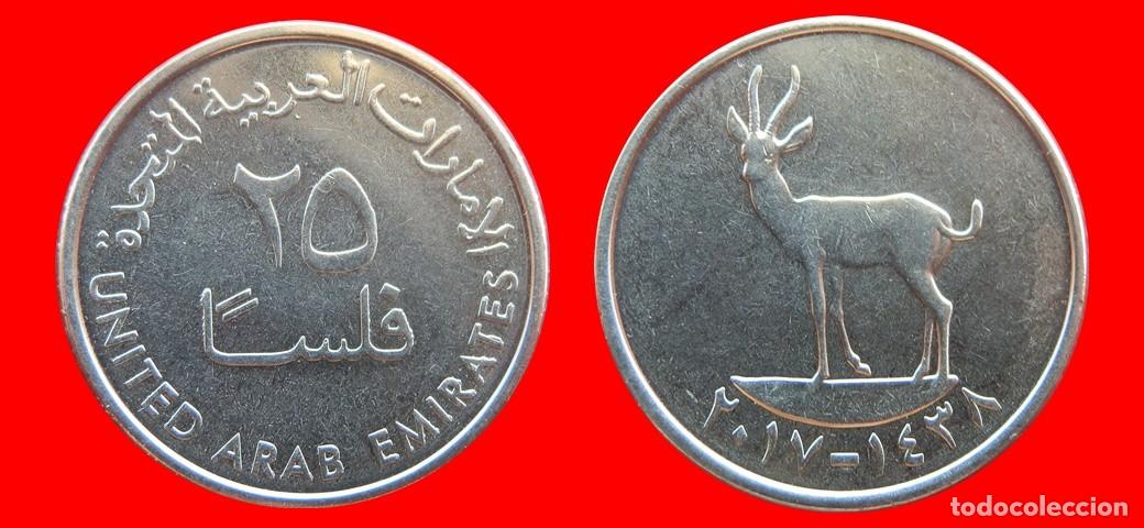 Monedas antiguas de Asia: 25 FILS 2017 EMIRATOS ARABES-150949