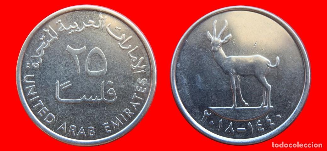 Monedas antiguas de Asia: 25 FILS 2018 EMIRATOS ARABES-150950