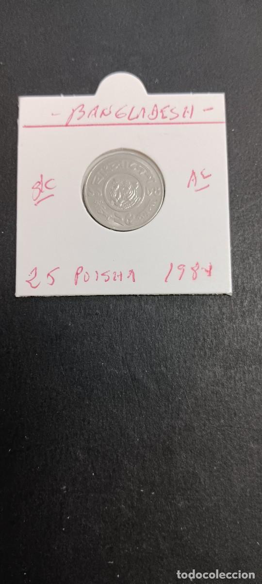 Monedas antiguas de Asia: BANGLADESH 25 POISHA 1984 S/C KM=12 (ACERO)