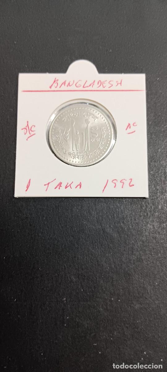 Monedas antiguas de Asia: BANGLADESH 1 TAKA 1992 S/C KM=9a (ACERO)
