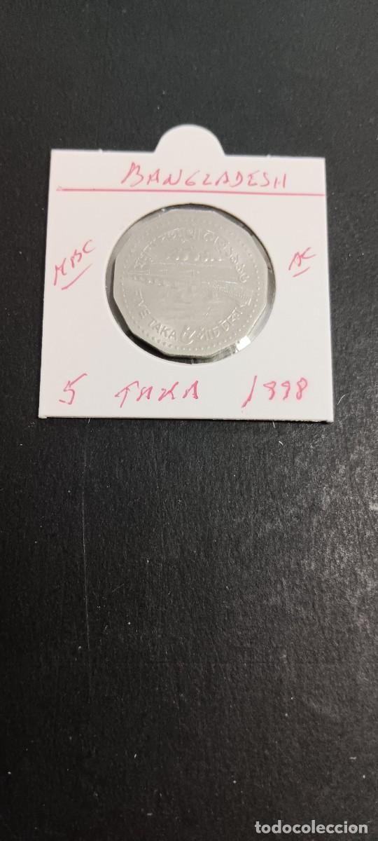 Monedas antiguas de Asia: BANGLADESH 5 TAKA 1998 MBC KM=18.2 (ACERO)