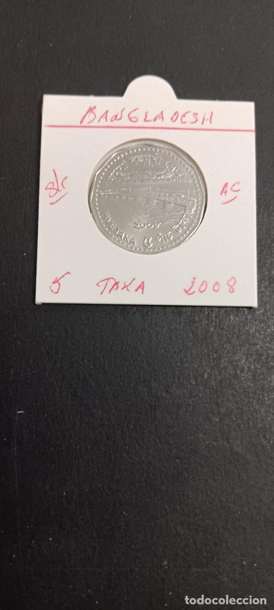 Monedas antiguas de Asia: BANGLADESH 5 TAKA 2008 S/C KM=26 (ACERO)