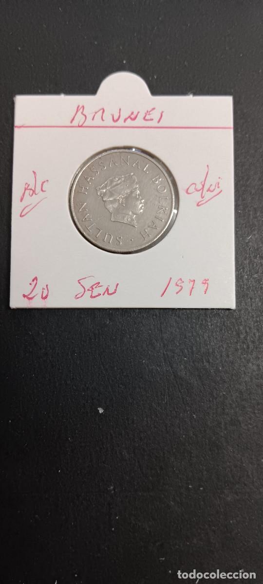Monedas antiguas de Asia: BRUNEI 20 SEN 1979 BC KM=18 (CUPRONIQUEL)