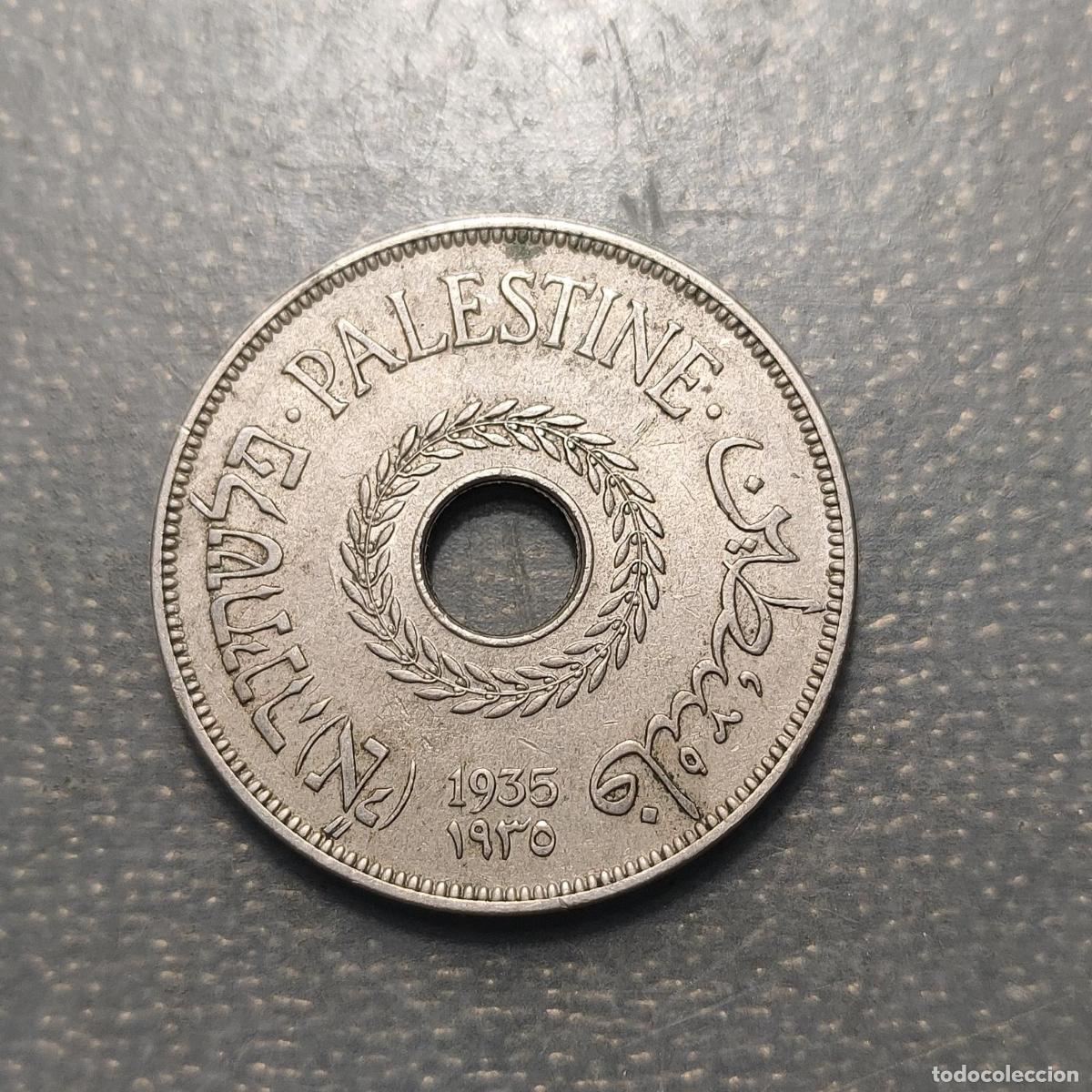 Monedas antiguas de Asia: PALESTINA 20 MILS 1935 MBC