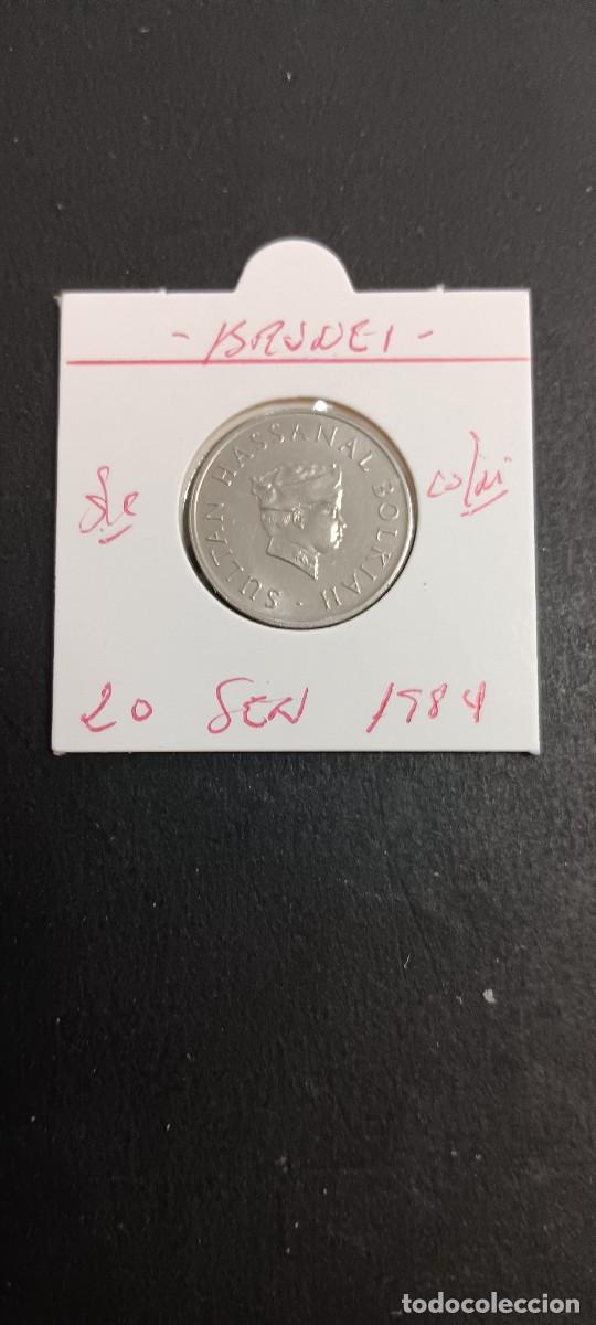 Monedas antiguas de Asia: BRUNEI 20 SEN 1984 S/C KM=18 (CUPRONIQUEL)