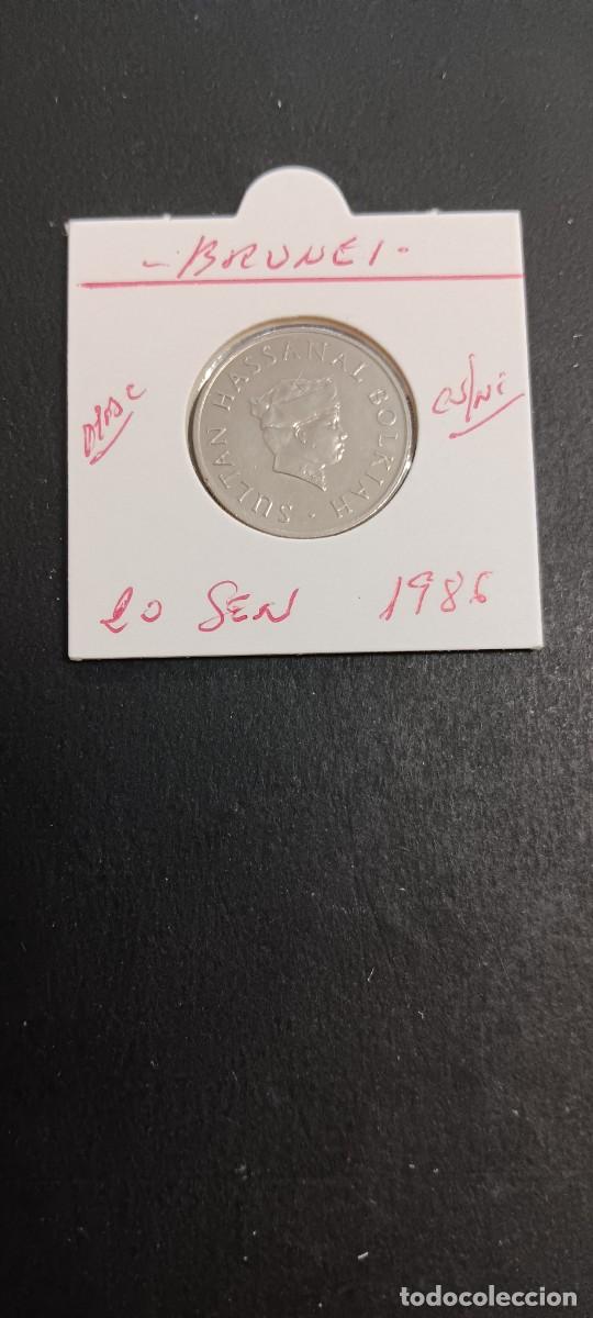 Monedas antiguas de Asia: BRUNEI 20 SEN 1986 MBC KM=18 (CUPRONIQUEL)