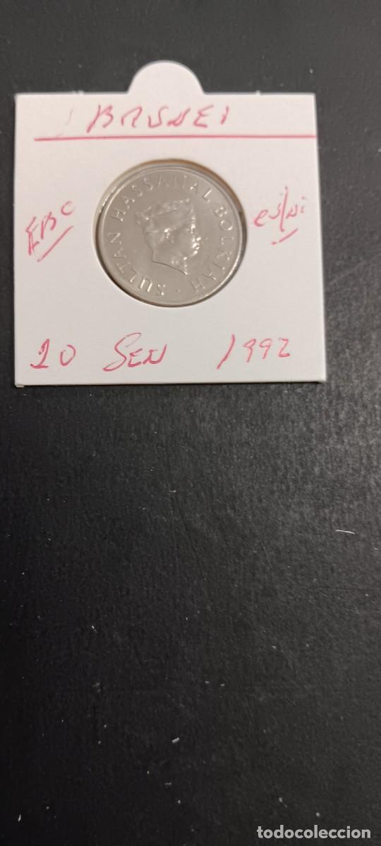 Monedas antiguas de Asia: BRUNEI 20 SEN 1992 EBC KM=18 (CUPRONIQUEL)