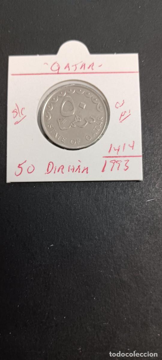 Monedas antiguas de Asia: QATAR 50 DIRHAM 1993(1414) S/C KM=5 (CUPRONIQUEL)