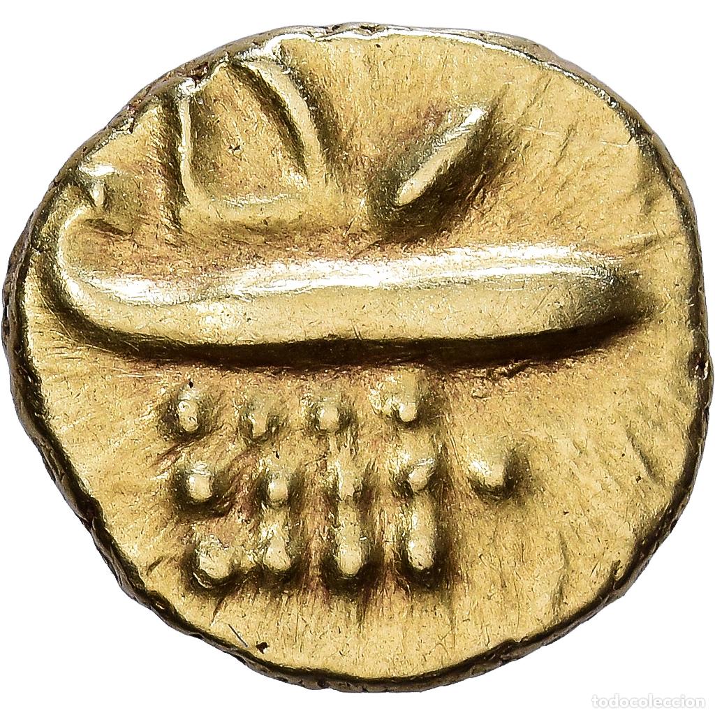 Monedas antiguas de Asia: [#1202958] India, Fanam, 1820-1830, Oro, MBC, KM:280