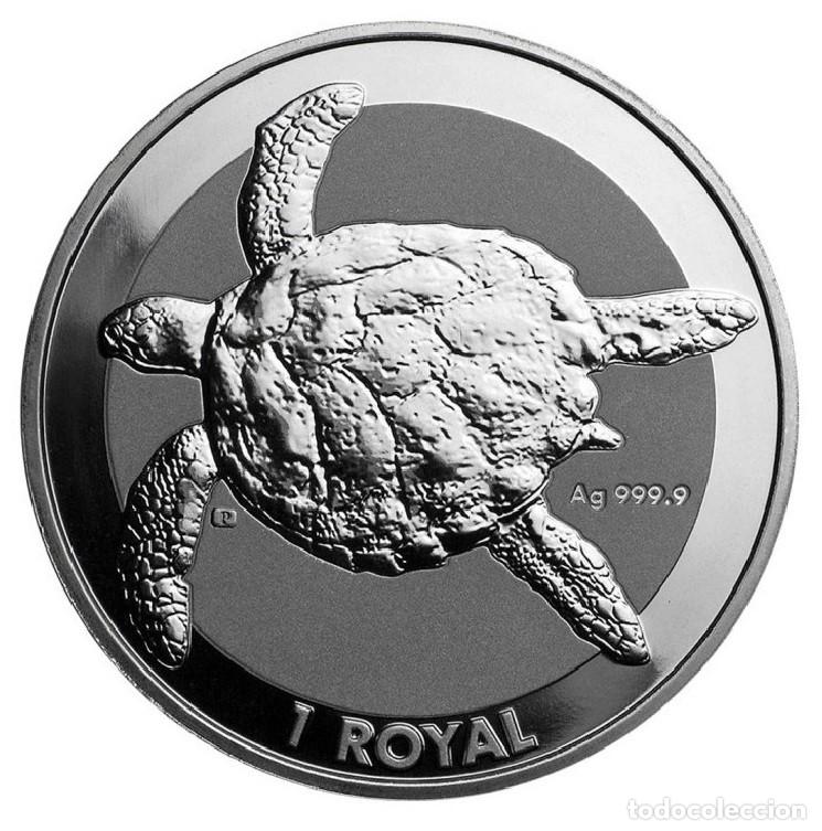 Monedas antiguas de Asia: TERRITORIO BRITANIO DEL OCEANO INDICO 1 royal 2020 TORTUGA - 1 onza plata pura