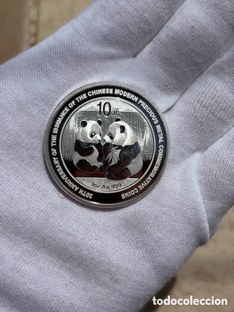 Old Coins of Asia: Moneda Plata Panda 2009 30 Aniversario
