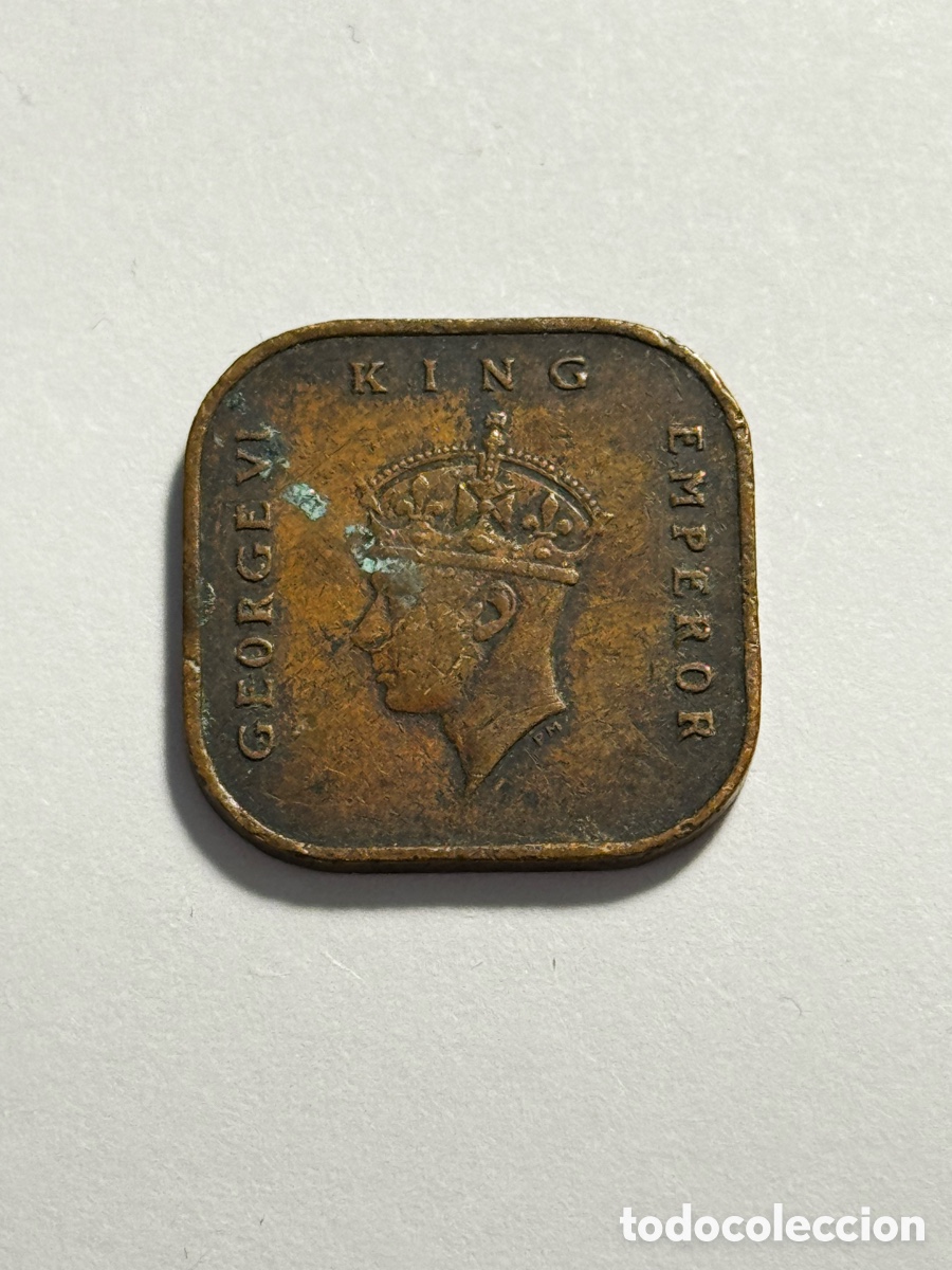 Monedas antiguas de Asia: 1 Centavo Malasia 1943 - Foto 1