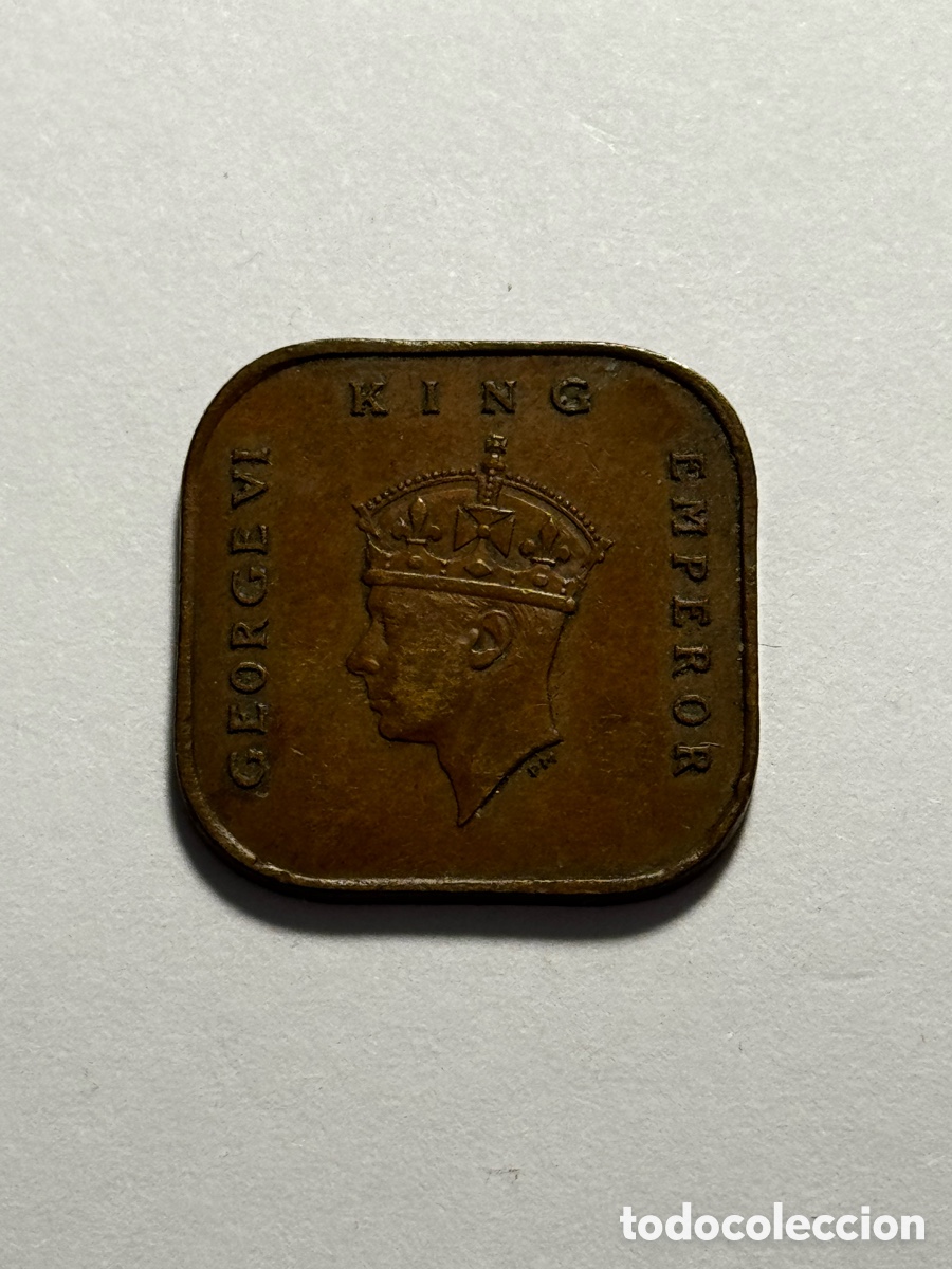 Monete antiche di Asia: 1 centavo Malasia 1945