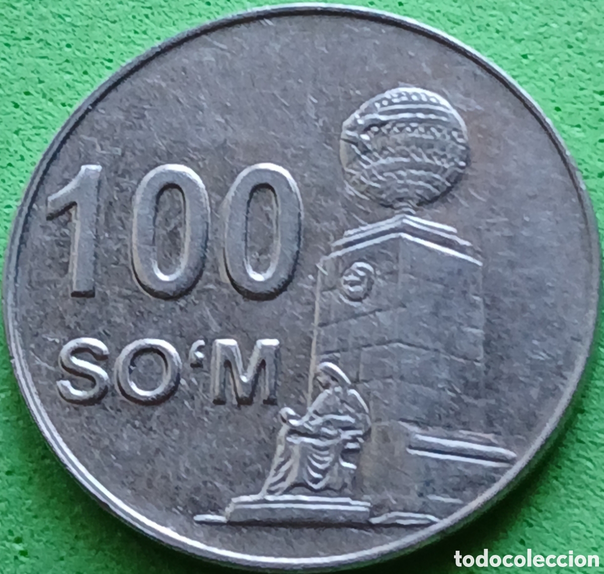 Monedas antiguas de Asia: Uzbekist&aacute;n 100 so'm 2018 UC#2