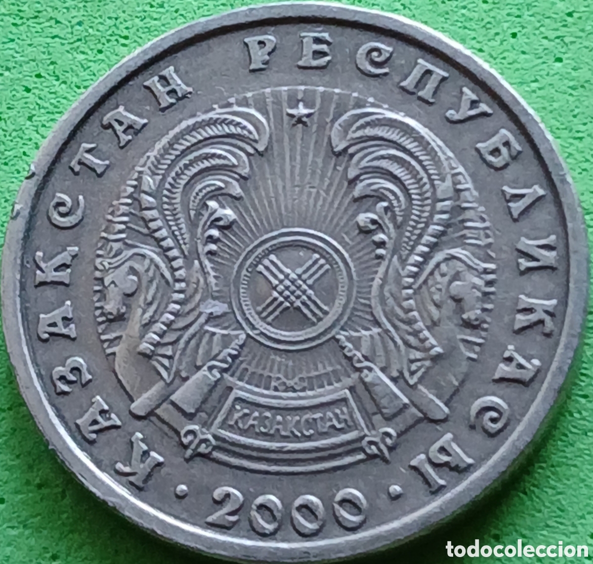 Monedas antiguas de Asia: Kazajistan 20 tenge 2000 km#26