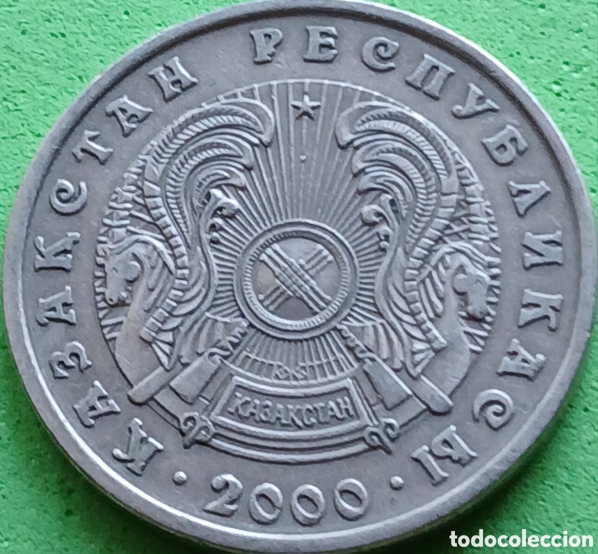 Monedas antiguas de Asia: Kazajistan 50 tenge 2000 km#27