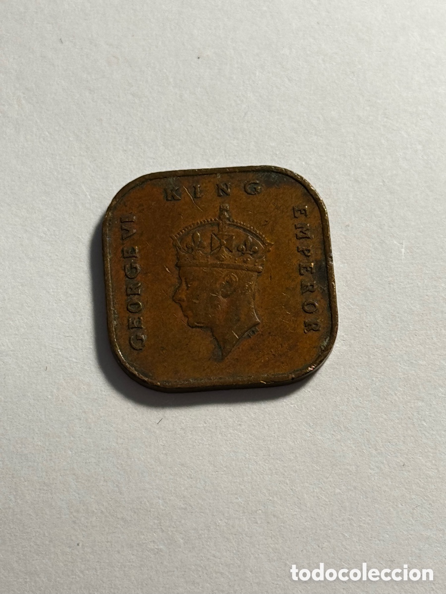Monete antiche di Asia: Moneda de 1 centavo de malasia 1943