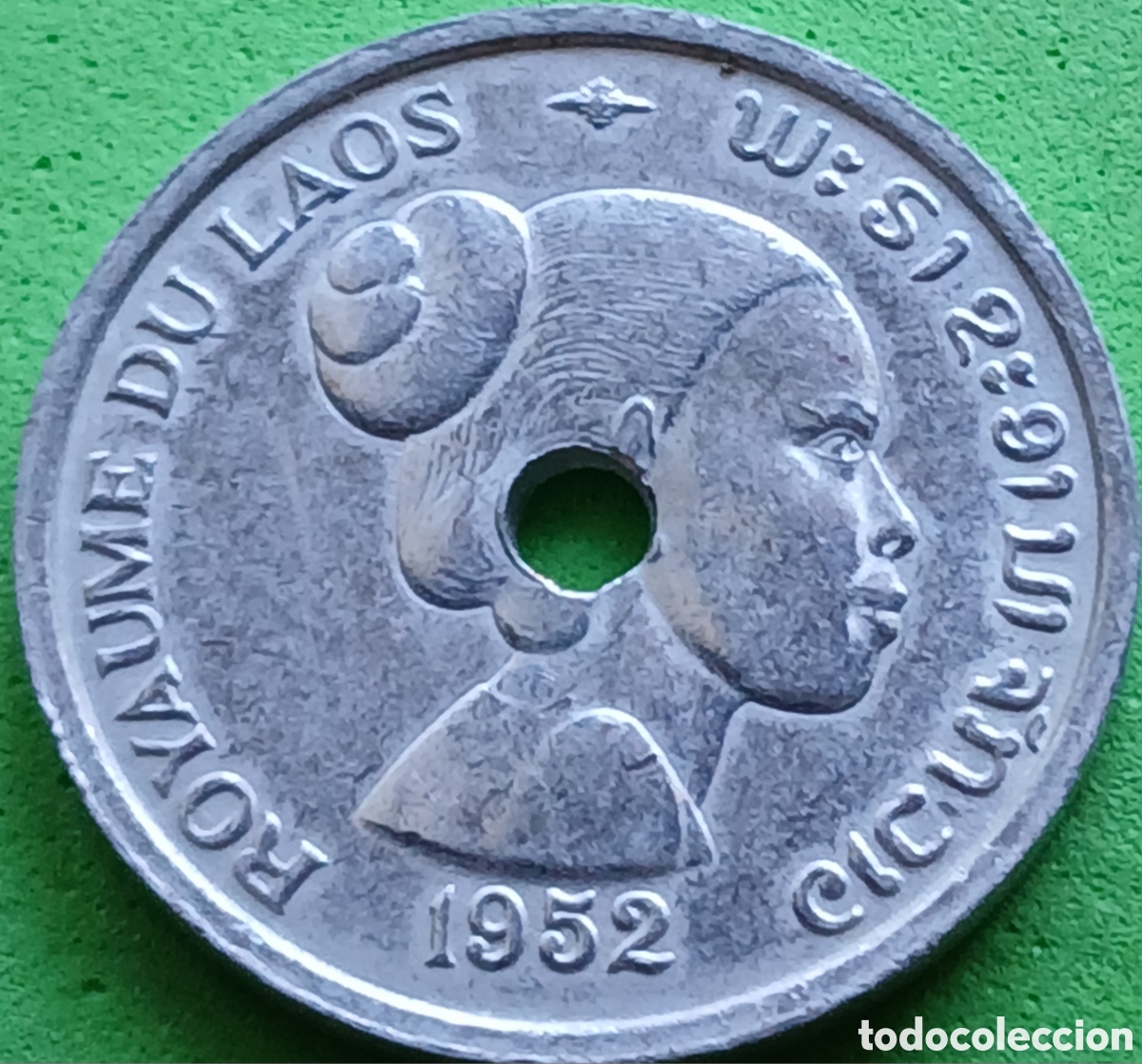 Monedas antiguas de Asia: Laos 10 cents 1952 km#4