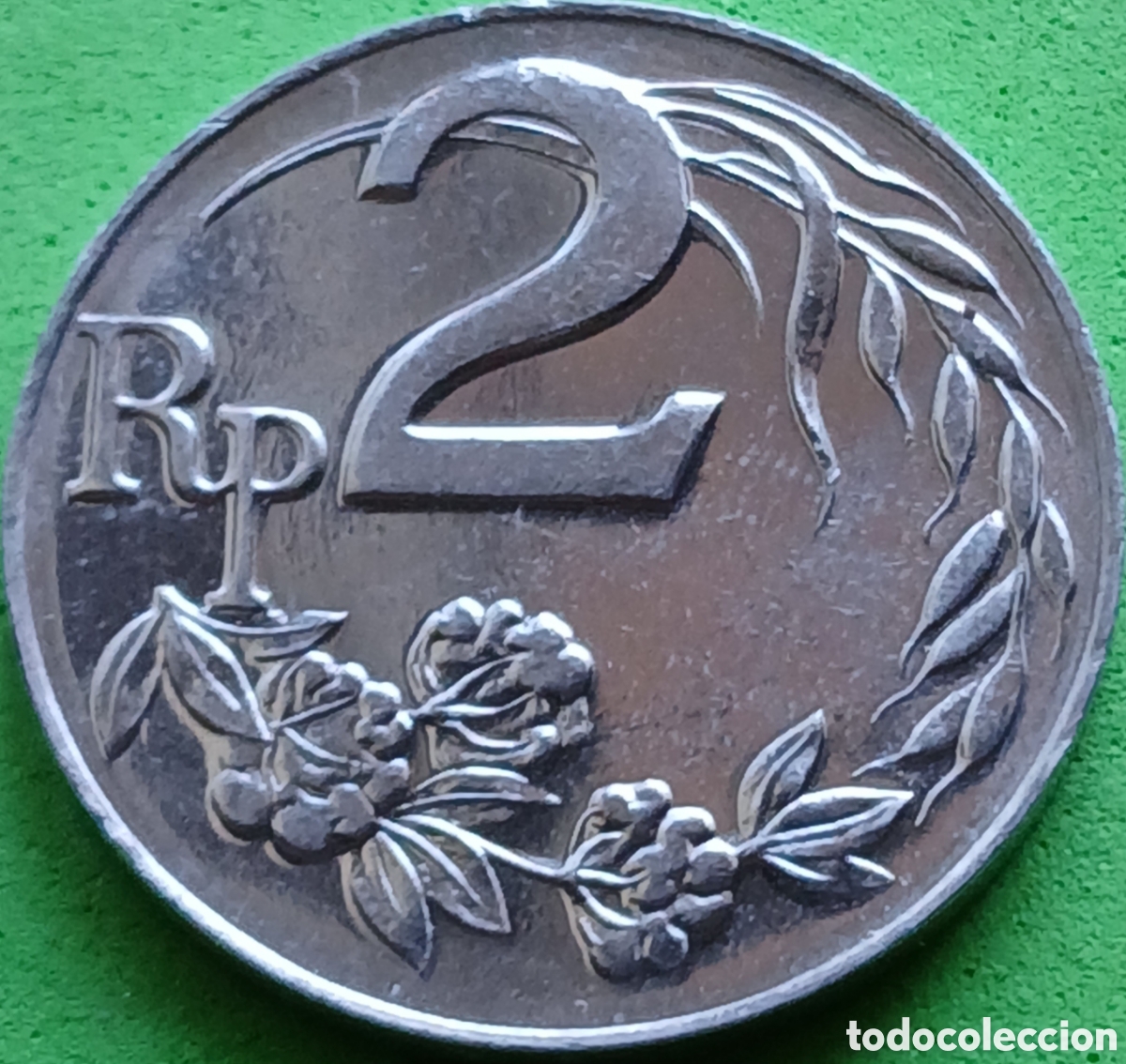 Monedas antiguas de Asia: Indonesia 2 rupias 1970 km#21