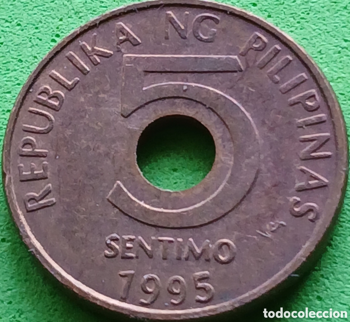 Monedas antiguas de Asia: Filipinas 5 c&eacute;ntimos 1995 km#268