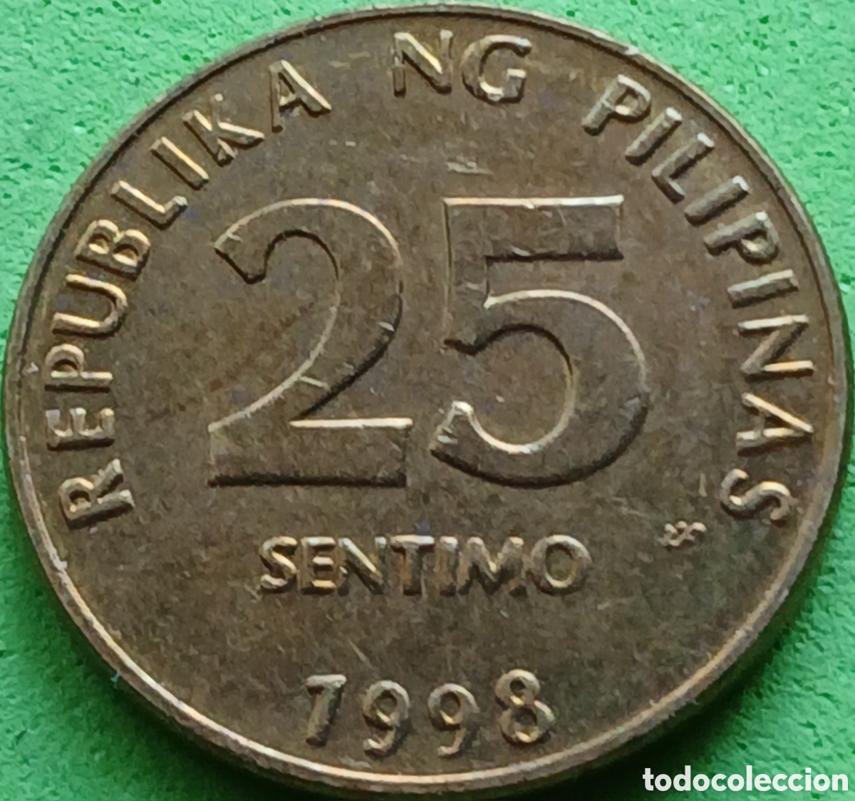 Monedas antiguas de Asia: Filipinas 25 c&eacute;ntimos 1998 km#271