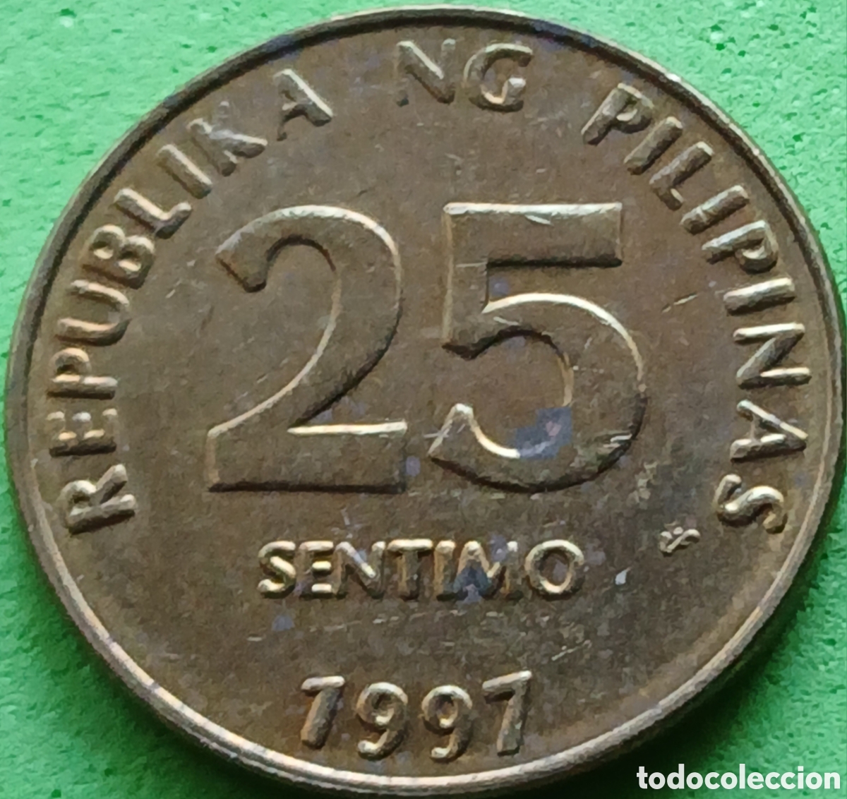 Monedas antiguas de Asia: Filipinas 25 c&eacute;ntimos 1997 km#271