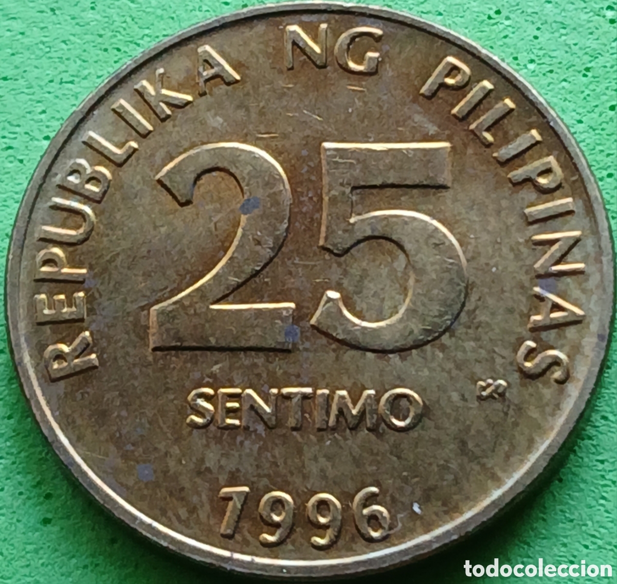 Monedas antiguas de Asia: Filipinas 25 c&eacute;ntimos 1996 km#271