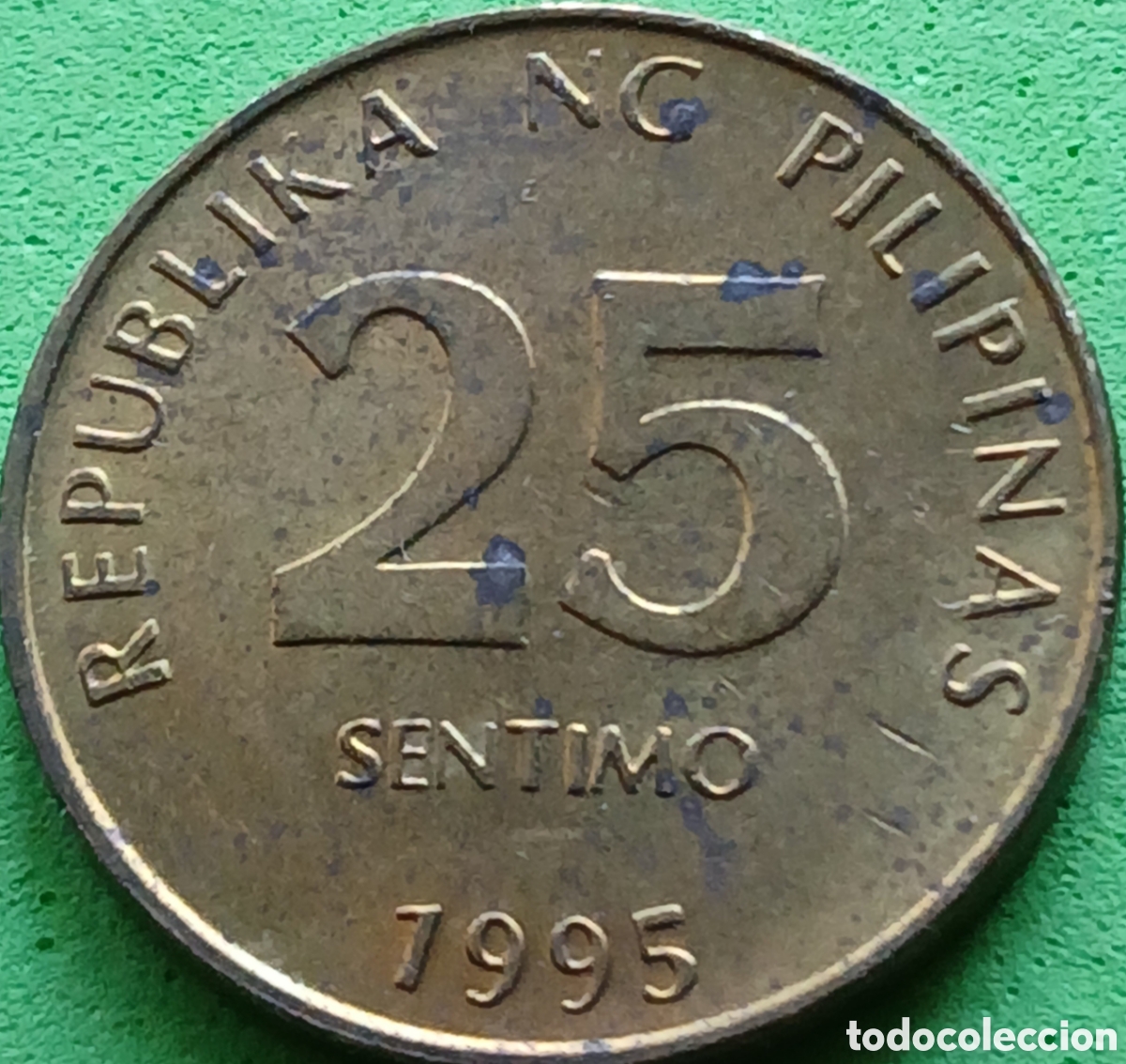 Monedas antiguas de Asia: Filipinas 25 c&eacute;ntimos 1995 km#271