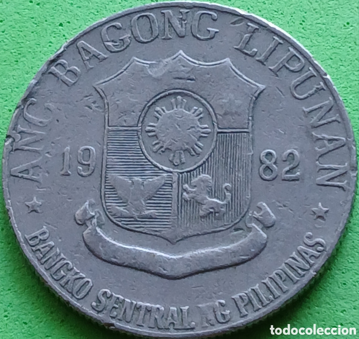 Monedas antiguas de Asia: Filipinas 1 piso 1982 km#209.2 BSP - Manila, Filipinas