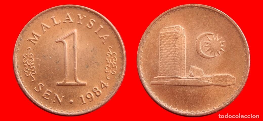 Monedas antiguas de Asia: 1 SEN 1984 MALASIA-151210