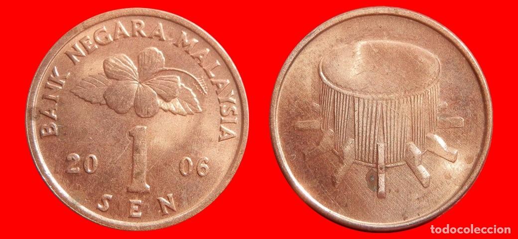 Monedas antiguas de Asia: 1 SEN 2006 MALASIA-151218